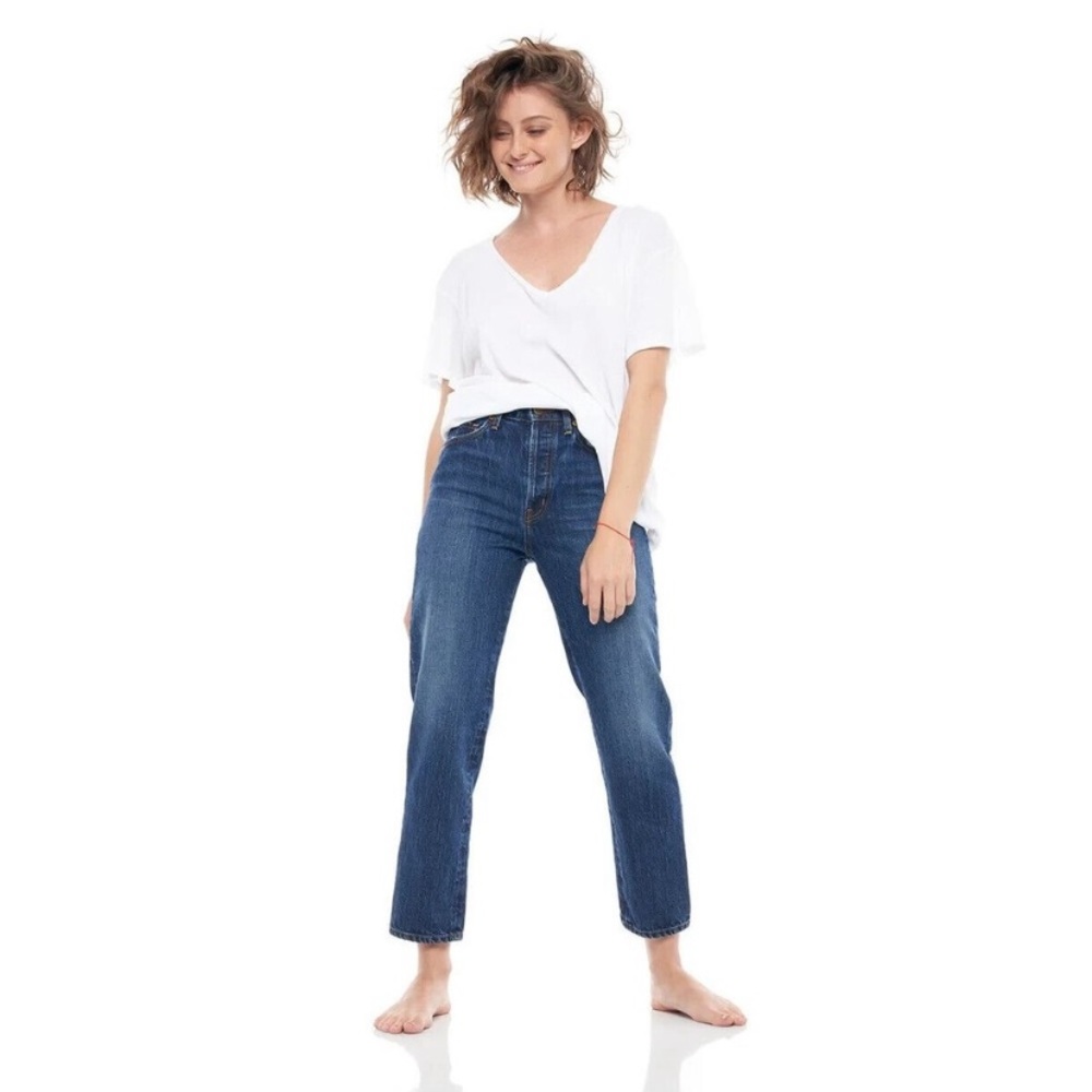Free People x Sandrine Rose Distressed mom Jeans